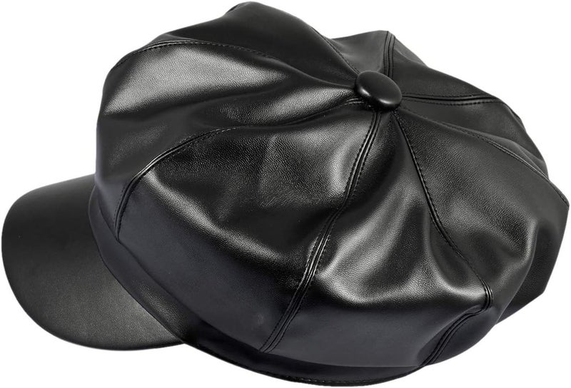 moonsix Newsboy Hat,Plain Cabbie Visor Beret Gatsby Ivy Caps for Women - Image 2